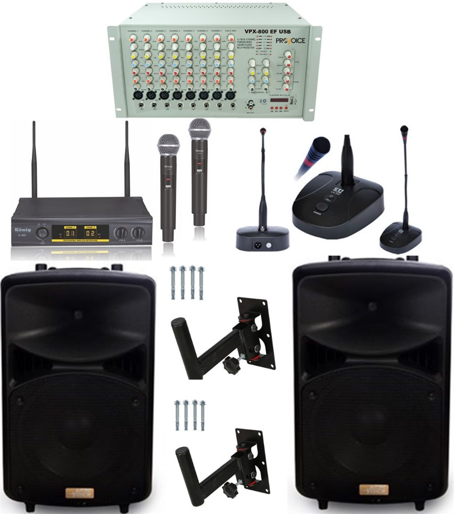 Provoice Okul Tören Ses Sistemi Ekonomik Paket-1