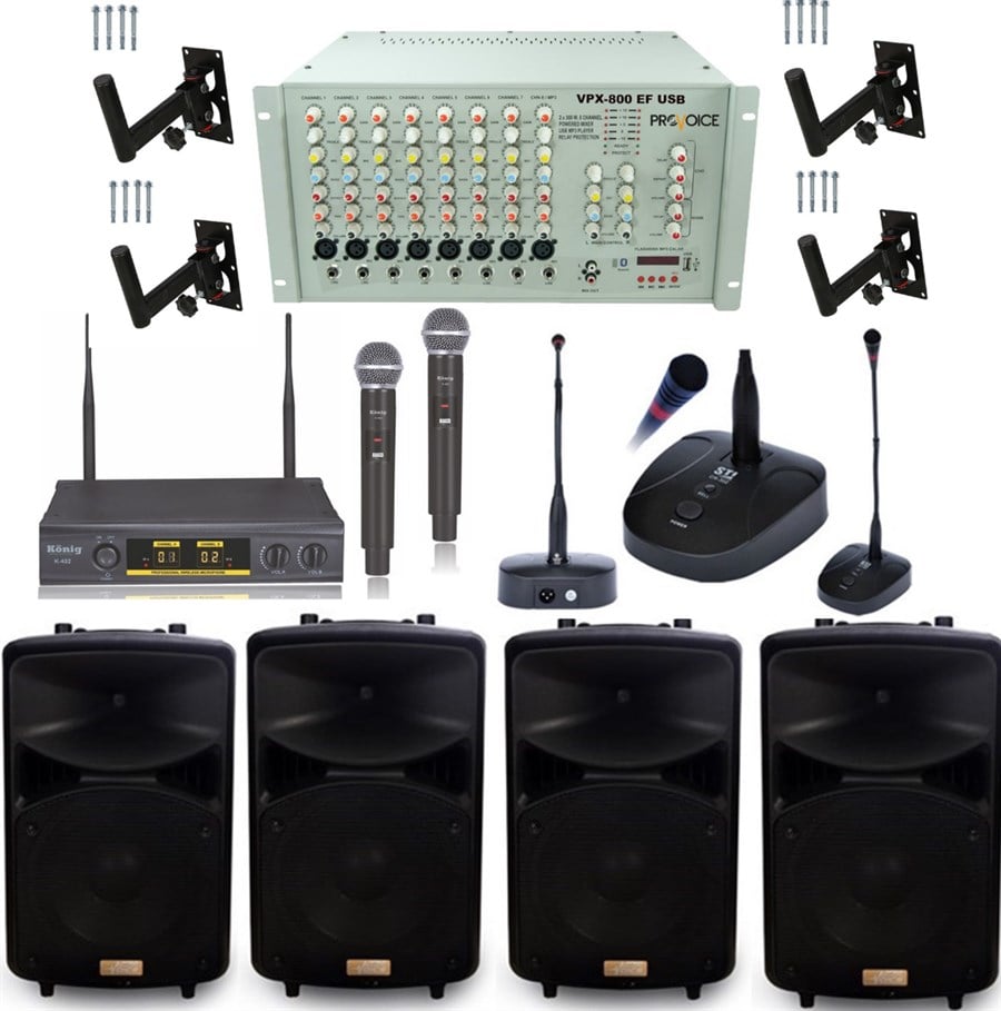 Provoice Okul Tören Ses Sistemi Ekonomik Paket-2