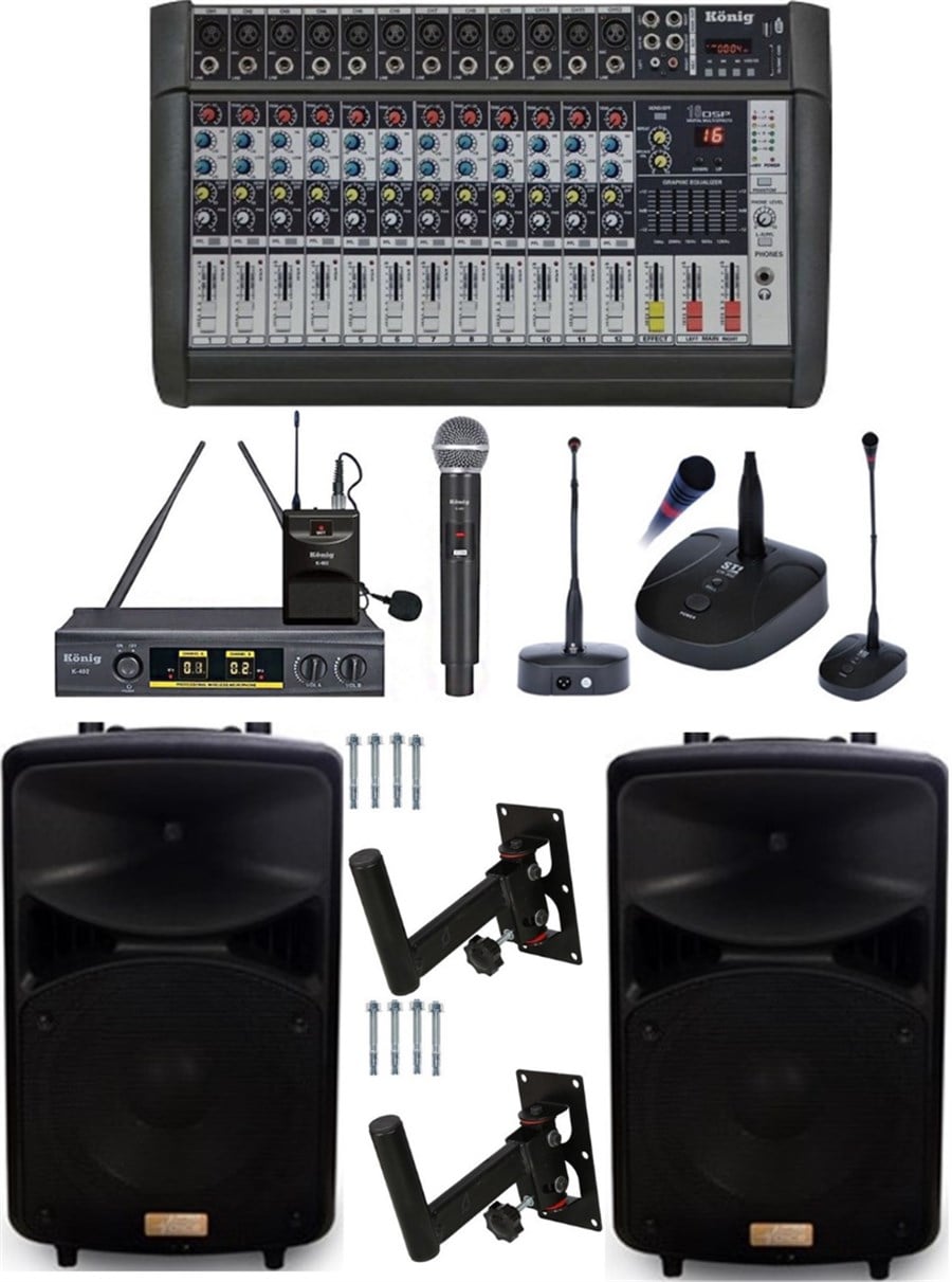 Provoice Profesyonel Okul Konferans Ses Sistemi Pro Paket-1