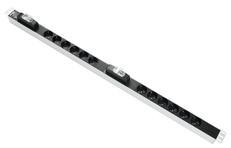 Provoice Schuko Tip Sigortalı 36U 18'li Dikey Priz Grubu