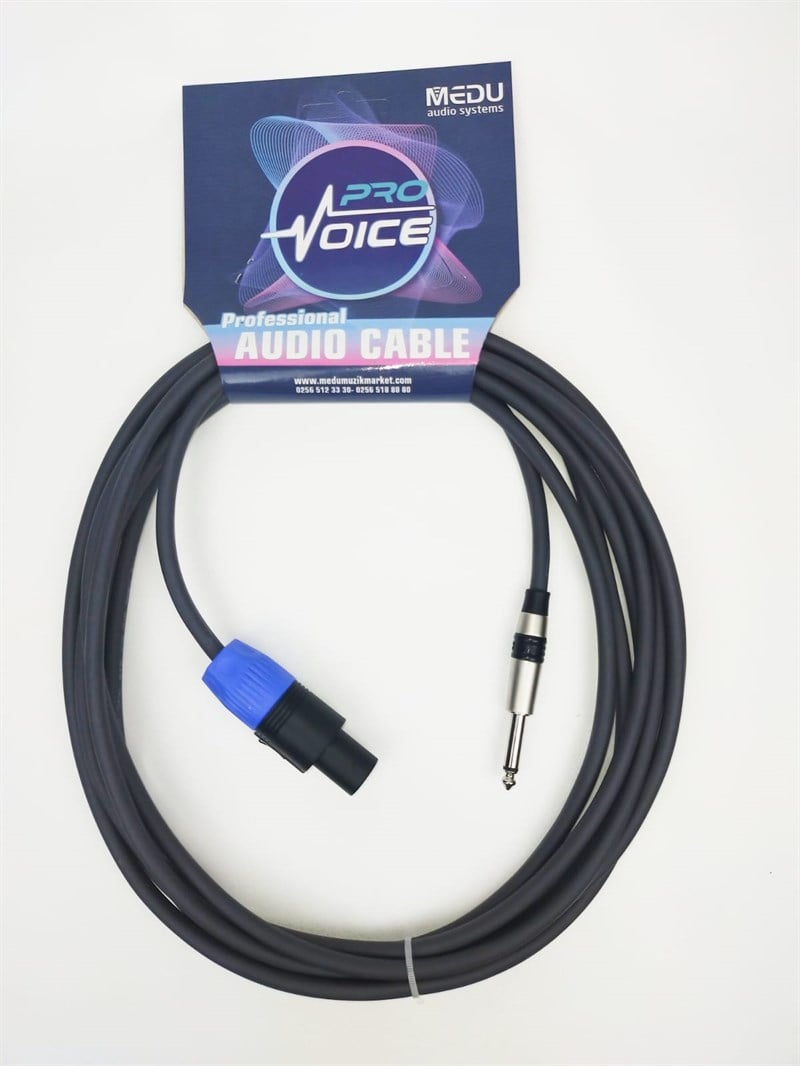 Provoice SJ-15 15 Metre Speakon ve Jack Girişli Hoparlör Kablosu
