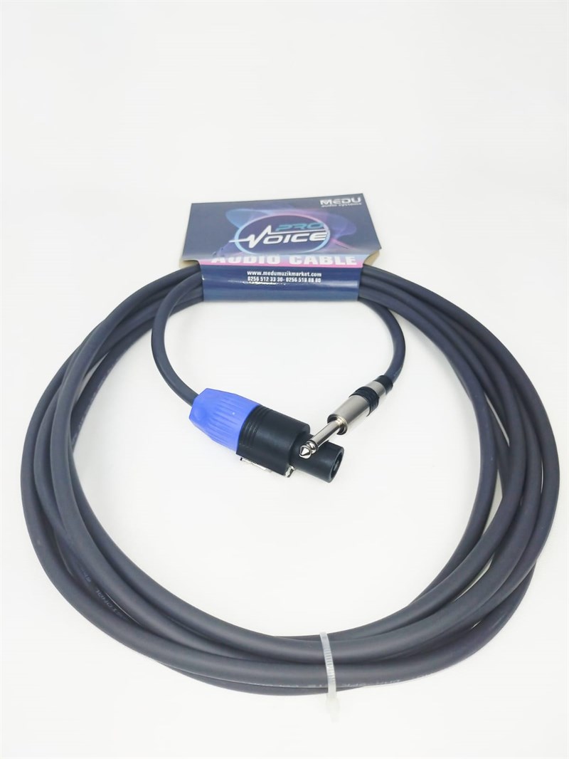 Provoice SJ-25 25 Metre Speakon ve Jack Girişli Hoparlör Kablosu