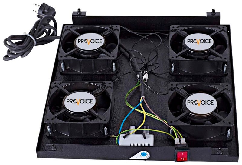 Provoice Termostatlı On-Off Anahtarlı 4'lü Fan Ünitesi