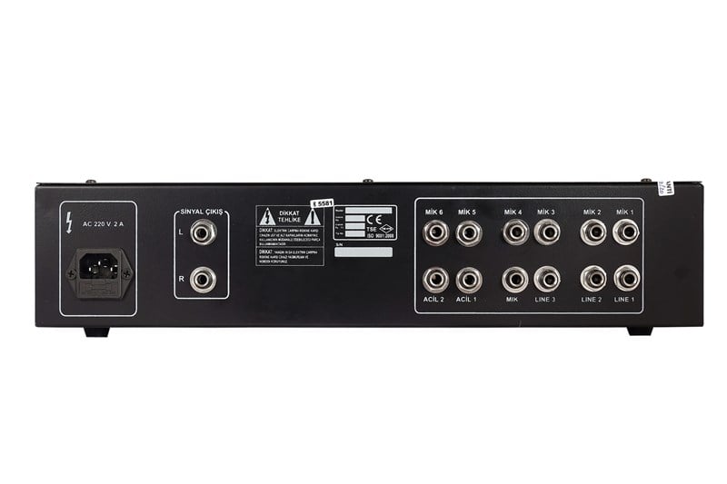 Provoice VPX-012U USB'li 12 Kanal Preamplifikatör ve Mikser Ünitesi