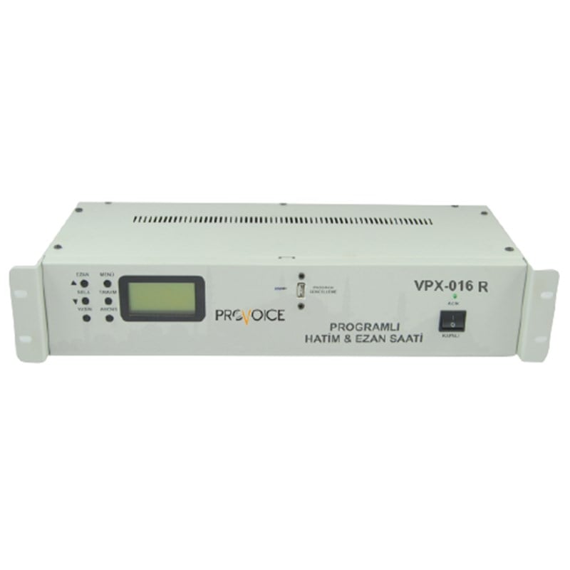 Provoice VPX-016R Ezan Ve Hatim Okuma Cihazı (Rack Tipi)