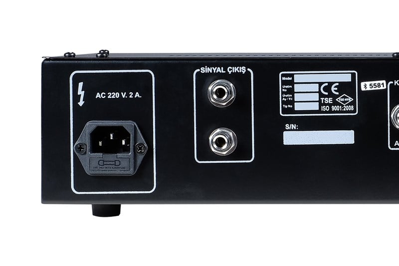 Provoice VPX-06 USB Rack Tipi 6 Kanal Mikser