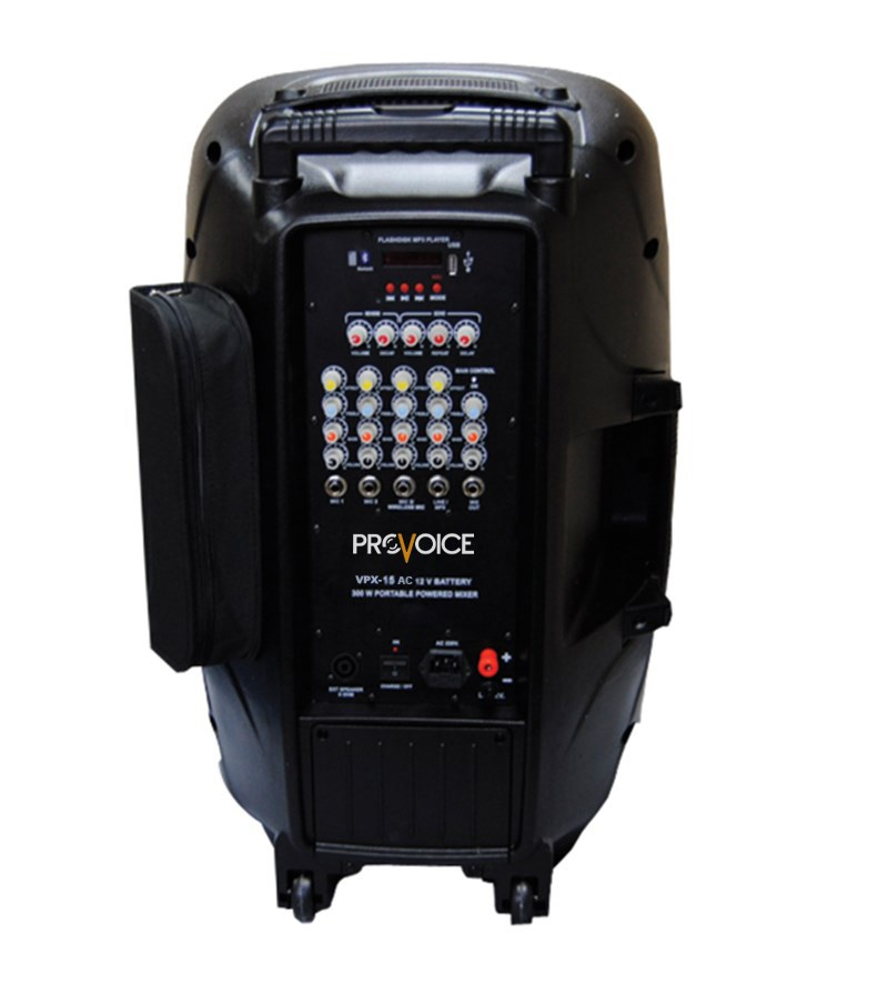 Provoice VPX-15 AC 300 Watt 15 inç Taşınabilir Hoparlör Sistemi