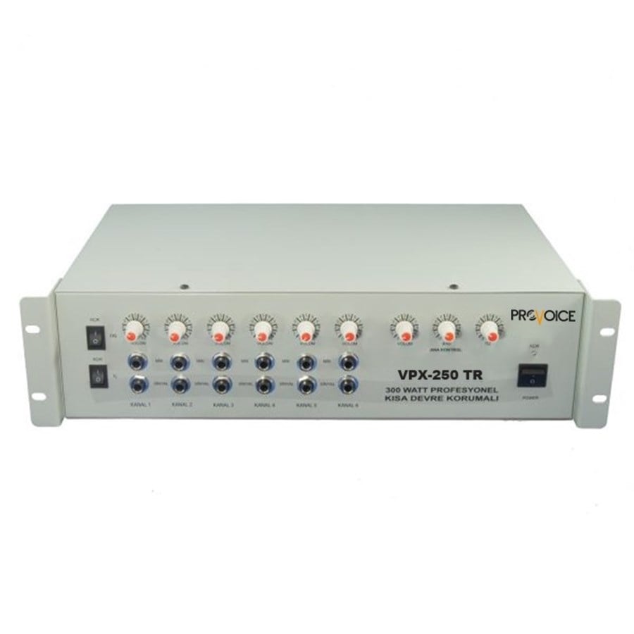 Provoice VPX-250 TR 6 Kanal Mikser Anfi Trafolu