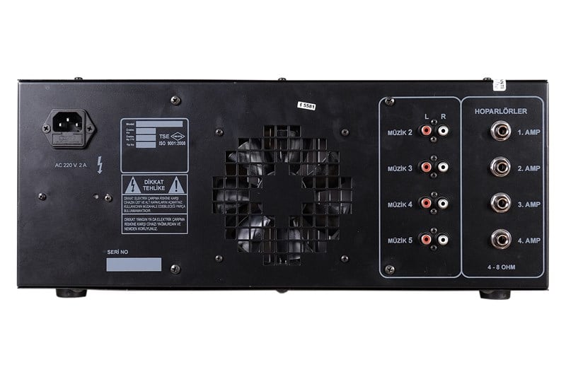 Provoice VPX-4205U 5x4 Matrix 4x200 Watt Usb'li Matrix Mikser