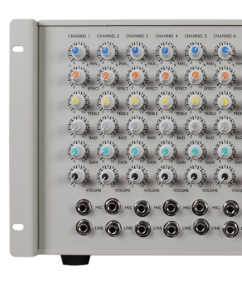 Provoice VPX-700E-U 700 Watt Efektli Usb'li 8 Kanal Mikser Amplifikatör 