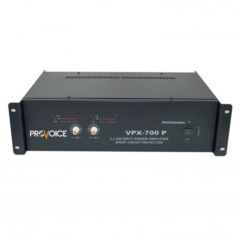 Provoice VPX-700P 2x350 Watt Stereo Güç Amplifikatörü
