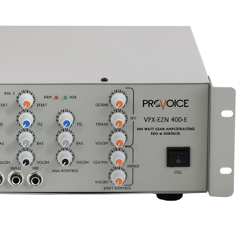 Provoice VPX-EZN-400E 400 Watt Efektli Ezan Mikser Amplikatör