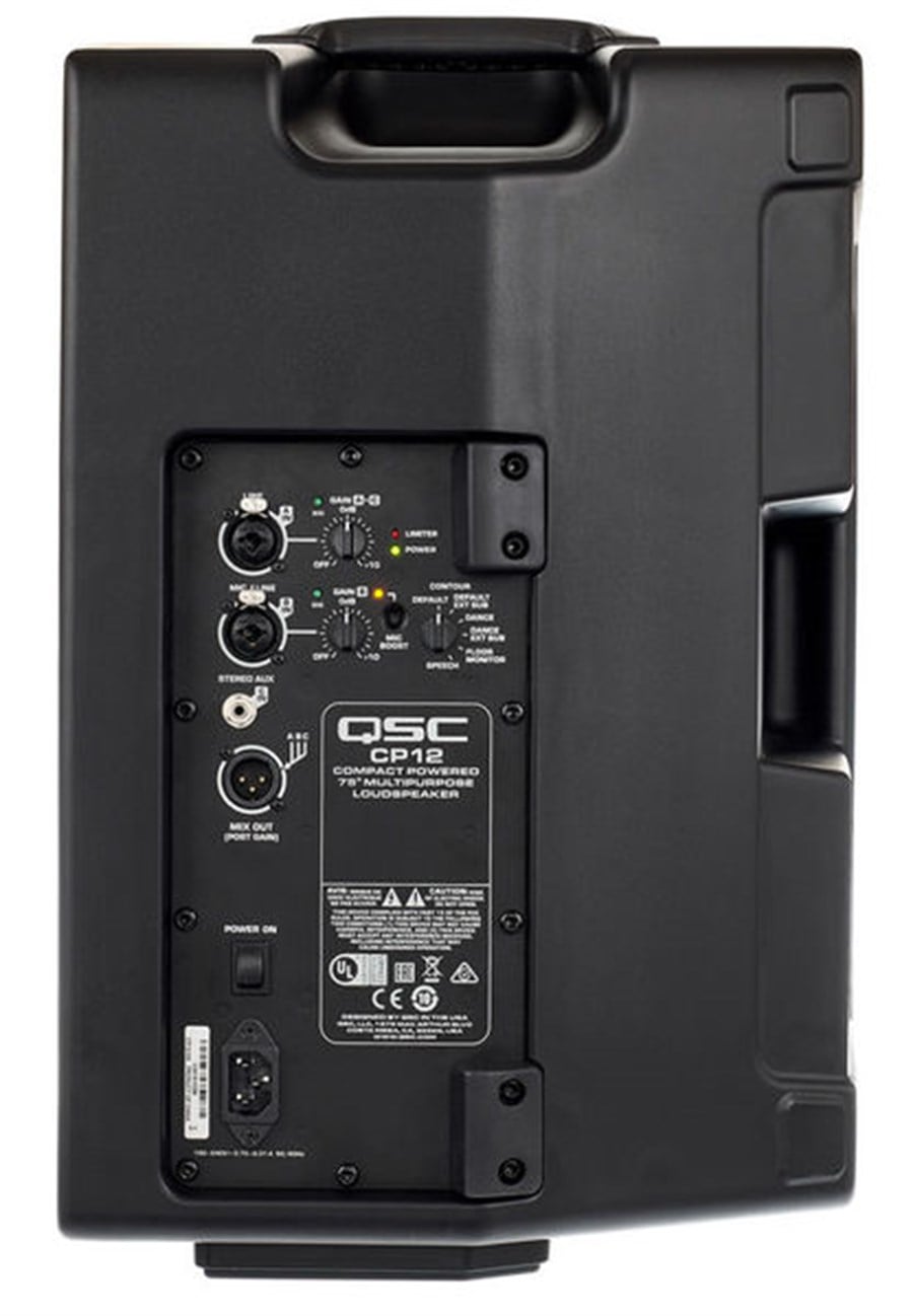 Qsc CP12 12 inç 1000 Watt Aktif Kabin Hoparlör