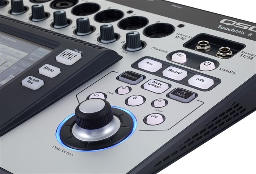 Qsc Touchmix-8 - 8 Mono 2 Stereo Dijital Mikser