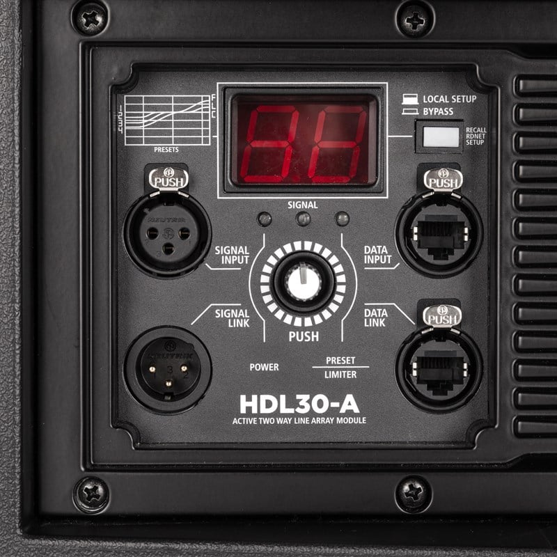 Rcf HDL 30-A 2x10 inç 1100W RMS Aktif Line Array Modül
