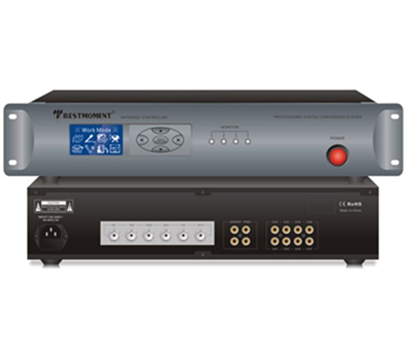 Restmoment RX-M1008XP 8 Kanal Simültane Tercüme Verici Merkez Ünitesi