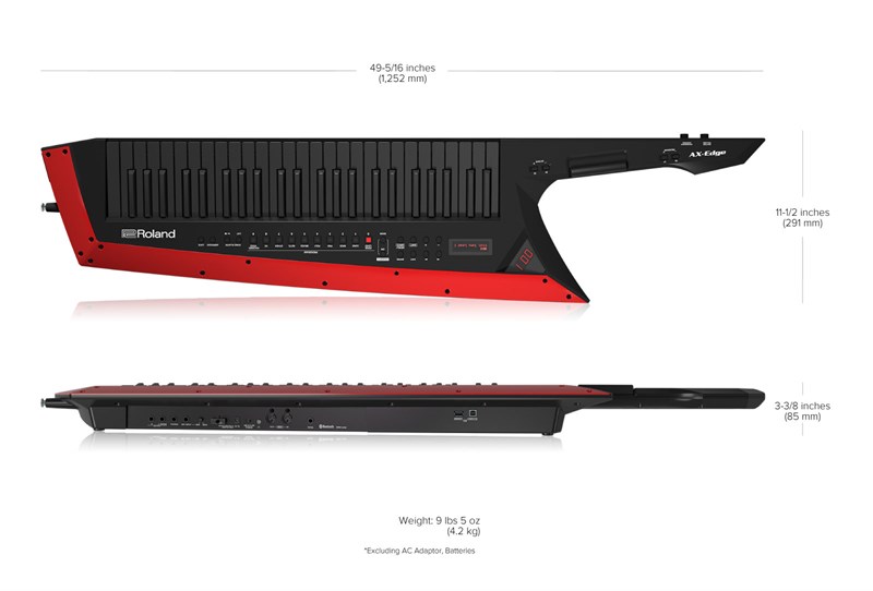 ROLAND AX-EDGE-B Siyah Dijital Klavye