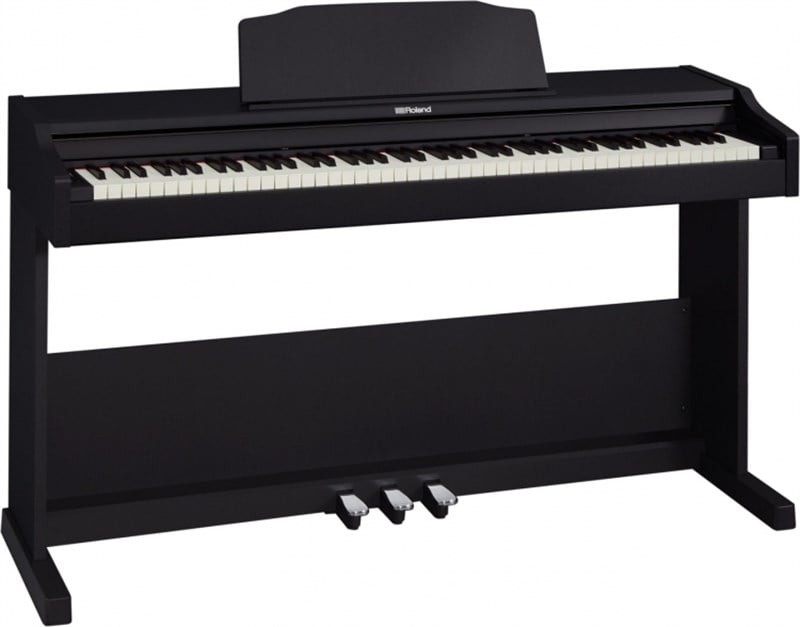 ROLAND RP102-BK Siyah Dijital Duvar Piyanosu (Roland Tabure + Kulaklık Hediye)