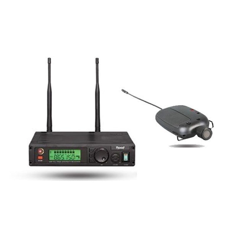 Roof R-1109 UHF Kablosuz Yaka Mikrofon Seti
