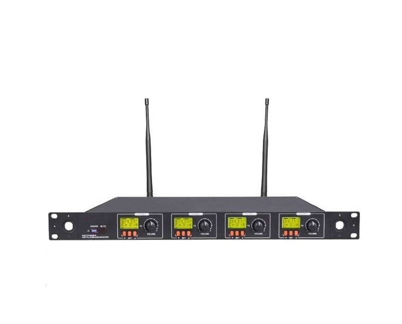 Roof R-4004 4 Kanal 2 Anten Kablosuz UHF Receiver-Band 470-790MHz