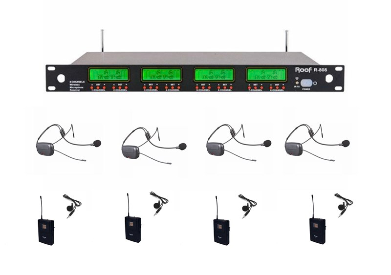 Roof R-808Kablosuz Mikrofon Setleri