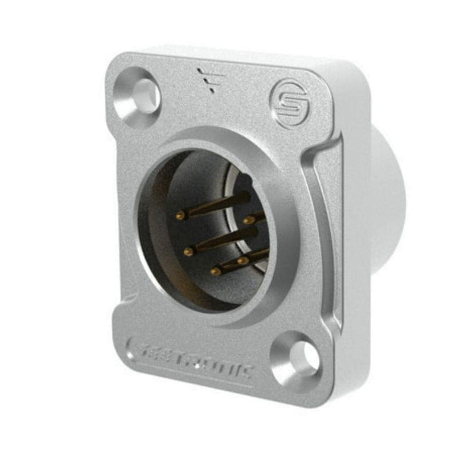 Seetronic J5F2C-W-67 5 Pin Şase Tipi Su Geçirmez Erkek Konnektör