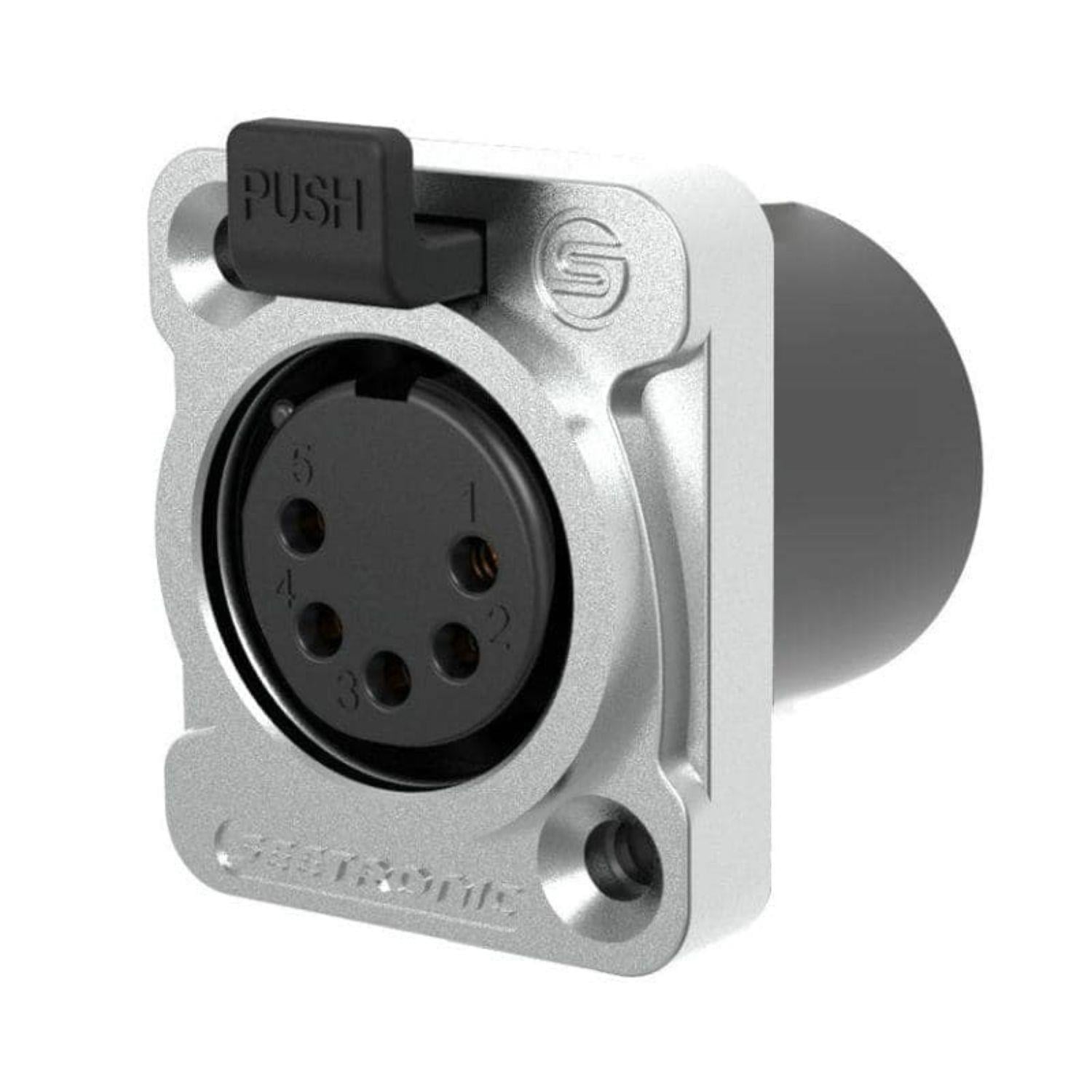 Seetronic K5F2C-W-67 5 Pin Suya Dayanıklı XLR Dişi Konnektör
