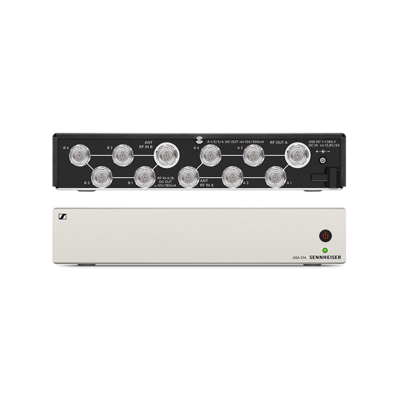 Sennheiser ASA-214 Wireless Microphones 4-way Antenna Splitter