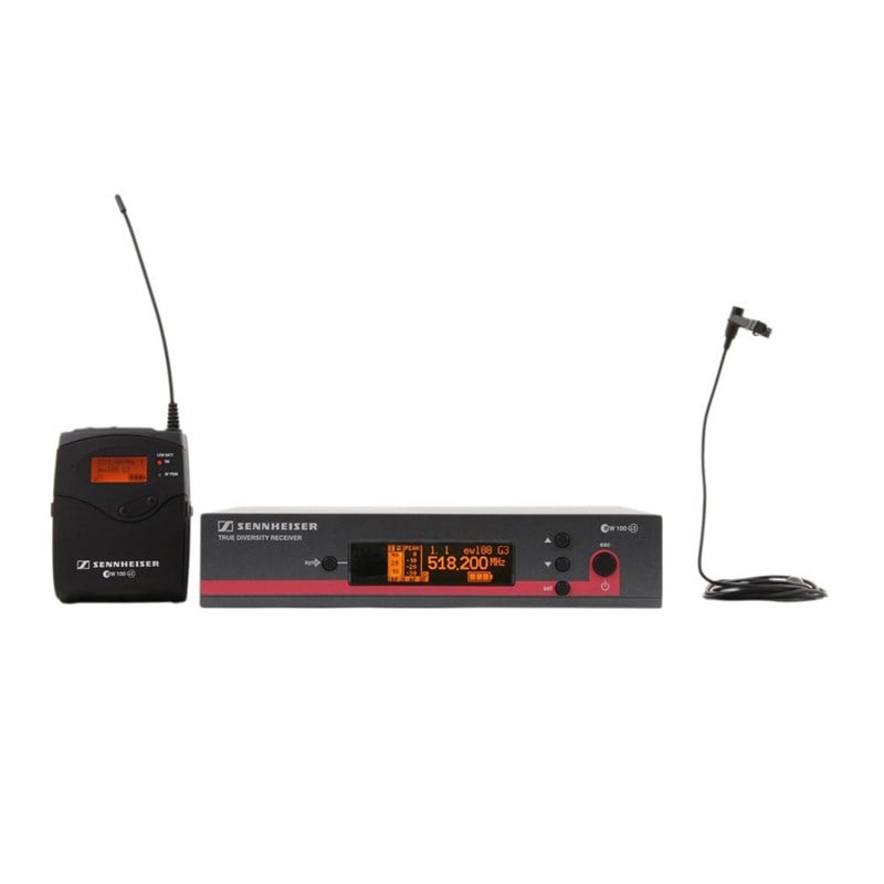 Sennheiser EW-112 G3 UHF Band Lavalier Microphone Clip-On Set