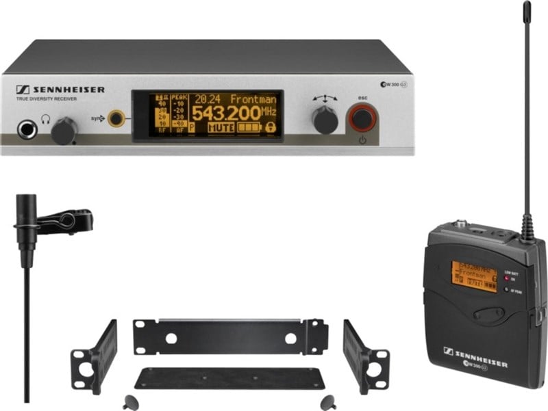 Sennheiser EW-312 G3 UHF BAnd Kablosuz Yaka Mikrofon Seti