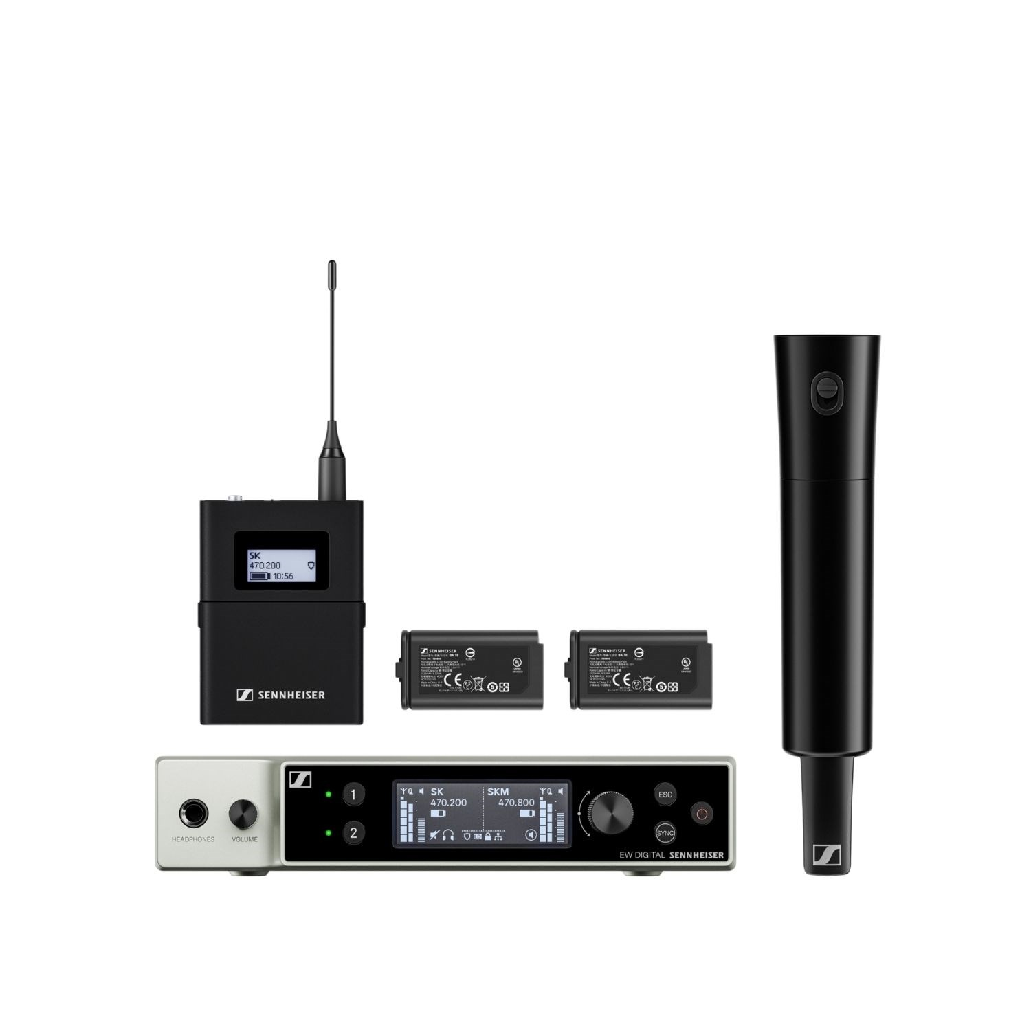 Sennheiser EW-DX SK / SKM-S BASE SET (Q1-9) Dijital Kablosuz Mikrofon Sistemi