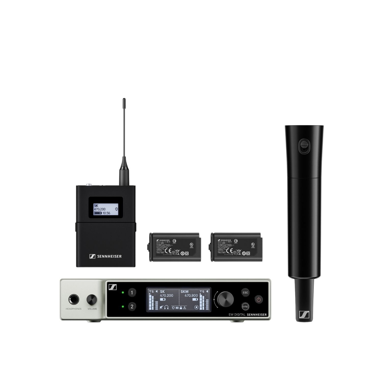 Sennheiser EW-DX SK / SKM-S BASE SET (S2-10) Dijital Kablosuz Mikrofon Sistemi