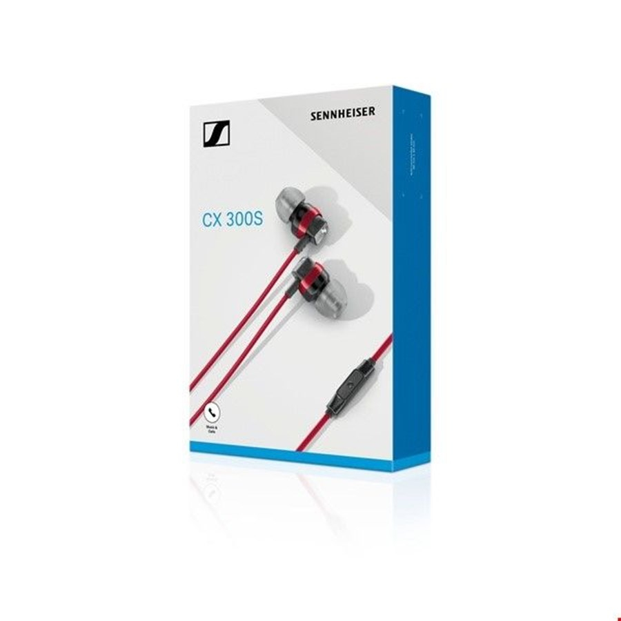 Sennheiser SK-508595 CX 300S Kırmızı Kulak İçi Mikrofonlu Kulaklık