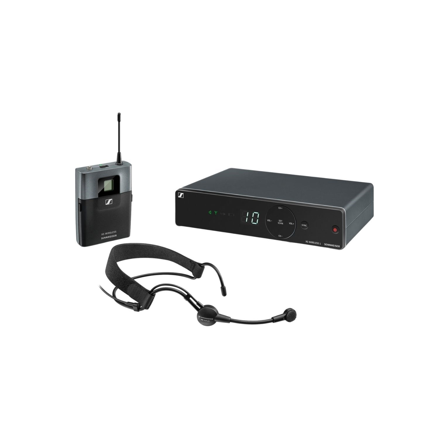 Sennheiser XSW 1-ME3-B Kablosuz Headset Mikrofon Seti