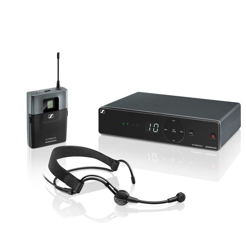 Sennheiser XSW 1-ME3 UHF Band Wireless Headmic Microphone System