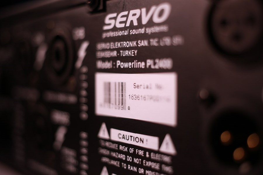 Servo PL 2400 2x1200W Power Amplifier