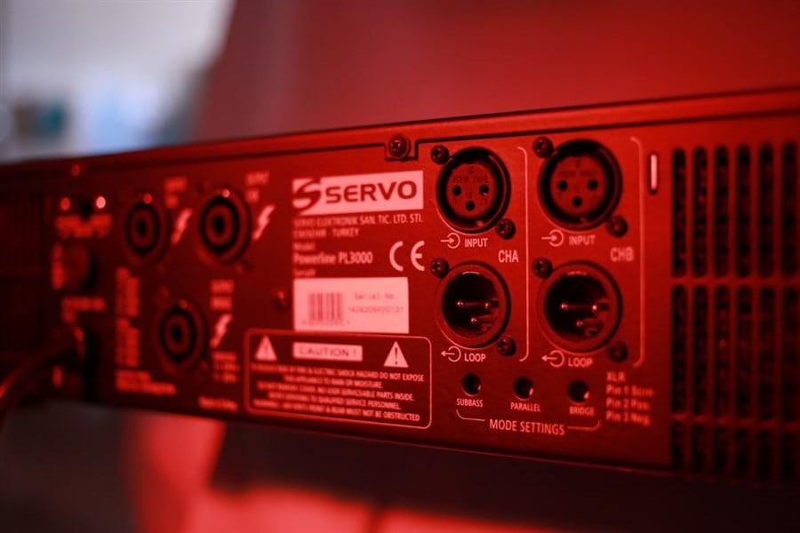 Servo PL 3000 2x1500W Power Amplifier