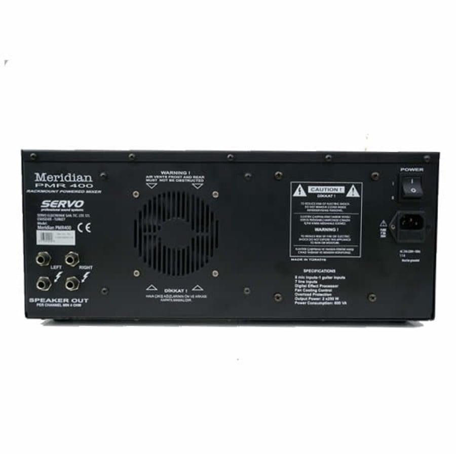 Servo PMR 400 500W 8 Kanallı Meridian Power Mıxer