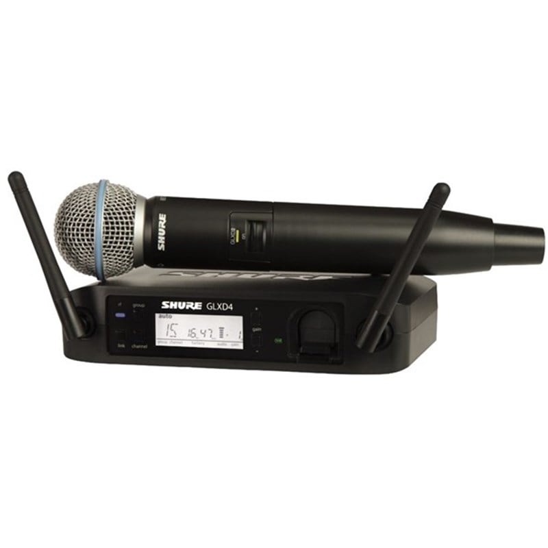 Shure  GLXD24E/B58 El Tipi Telsiz Mikrofon Seti