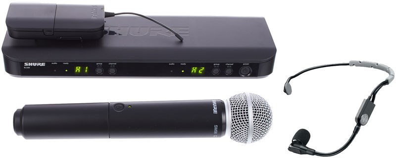 Shure BLX1288E/SM35 El + Headset Telsiz Mikrofon Seti