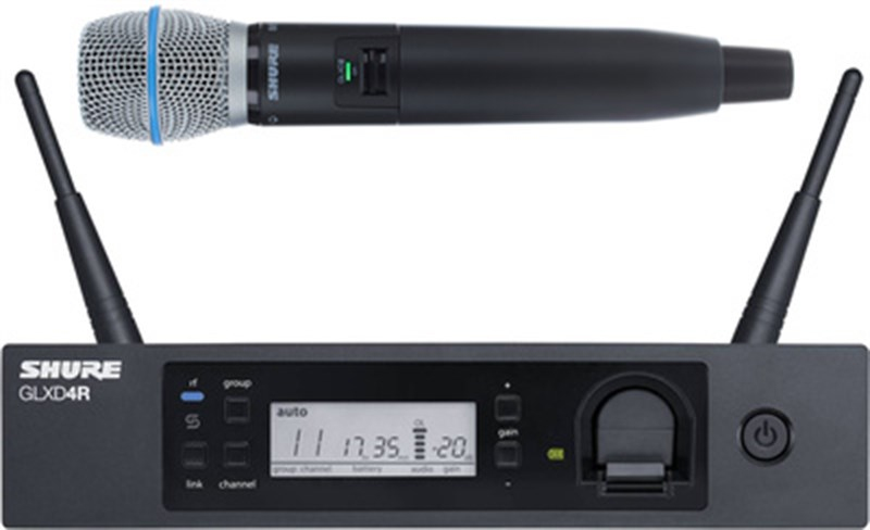 Shure GLXD24RE/B87A (BETA 87A) Kablosuz El Mikrofonu Sistemi