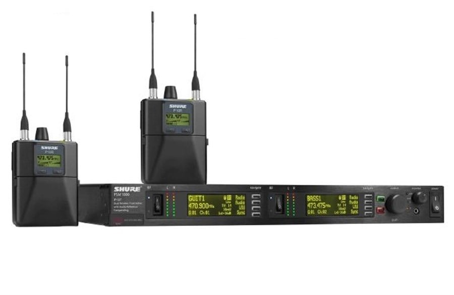 Shure P10TER Çift Alıcı Kablosuz Bodypack Seti
