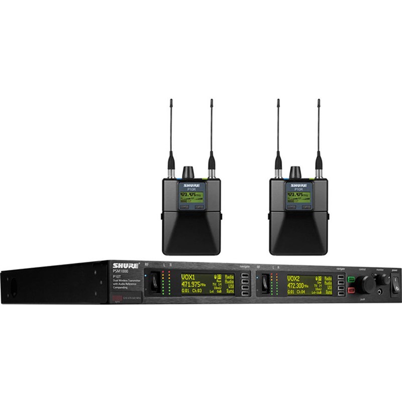 Shure PSM1000 P10TER Kablosuz Çift Bodypack Alıcı Seti