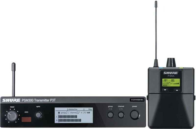 Shure PSM300 P3TERA-M16 Kablosuz In-Ear Monitör Kulaklık Seti