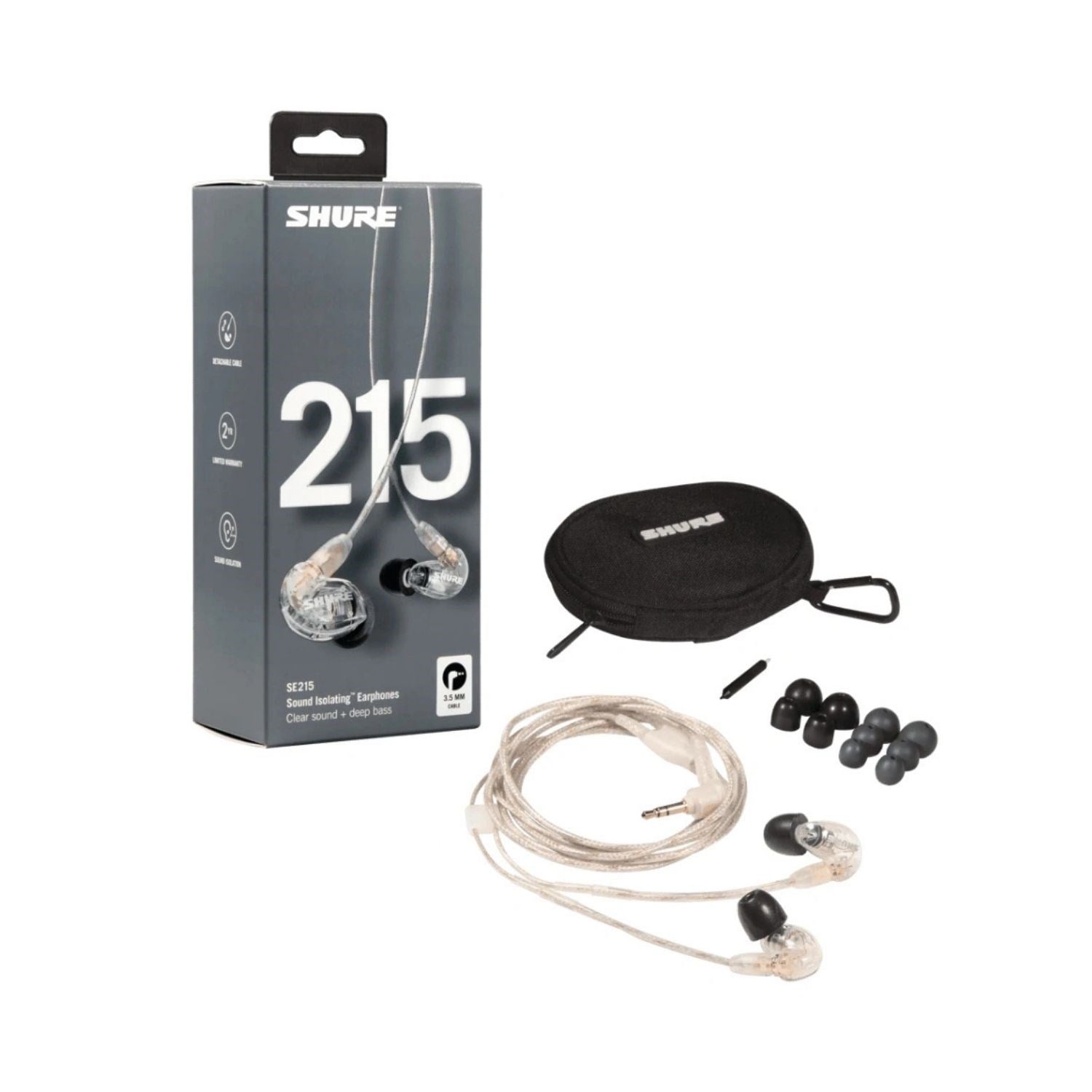 Shure SE215-CL-EFS Kablolu Kulak İçi Monitör Kulaklık