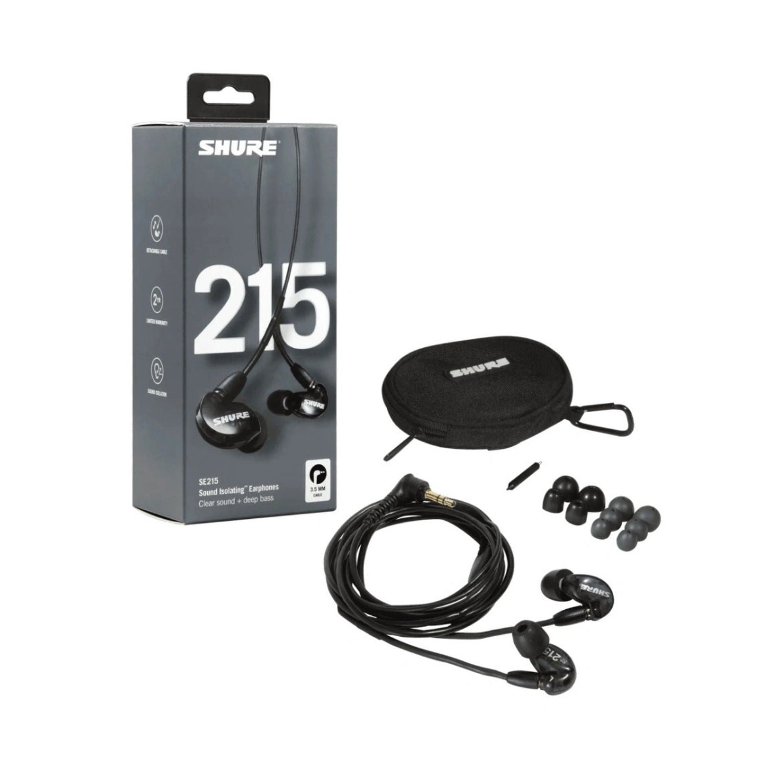Shure SE215-K-EFS Kablolu Kulak İçi Monitör Kulaklık