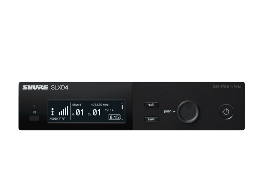 Shure SLXD4E-H56 Digital Wireless Receiver 518-562 MHz