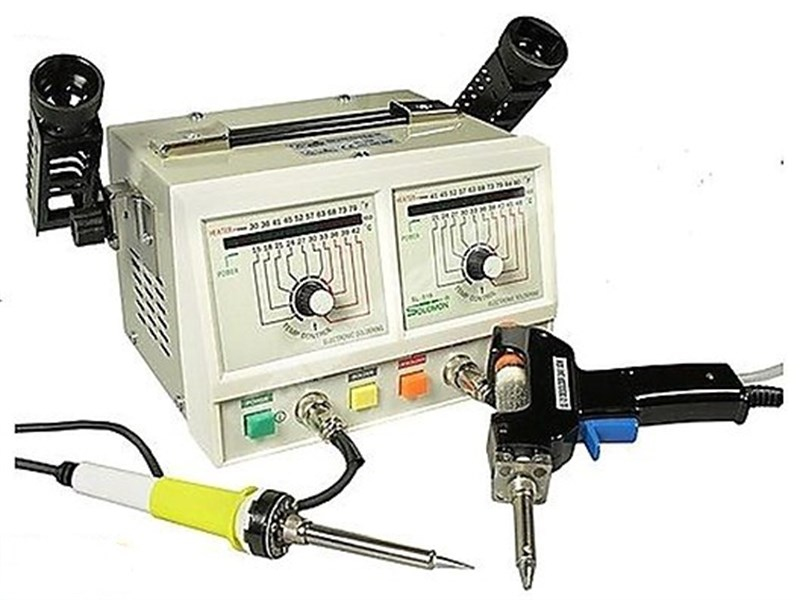Solomon SL-916 Isı Ayarlı ,Vakumlu Dijital Havya