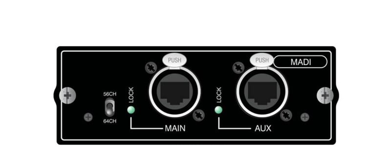 Soundcraft Çift Bağlantı Noktalı Cat 5 MADI Kart