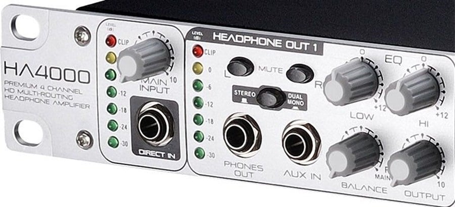 Soundsation HA4000 4 Kanallı Stereo Kulaklık Preamfisi